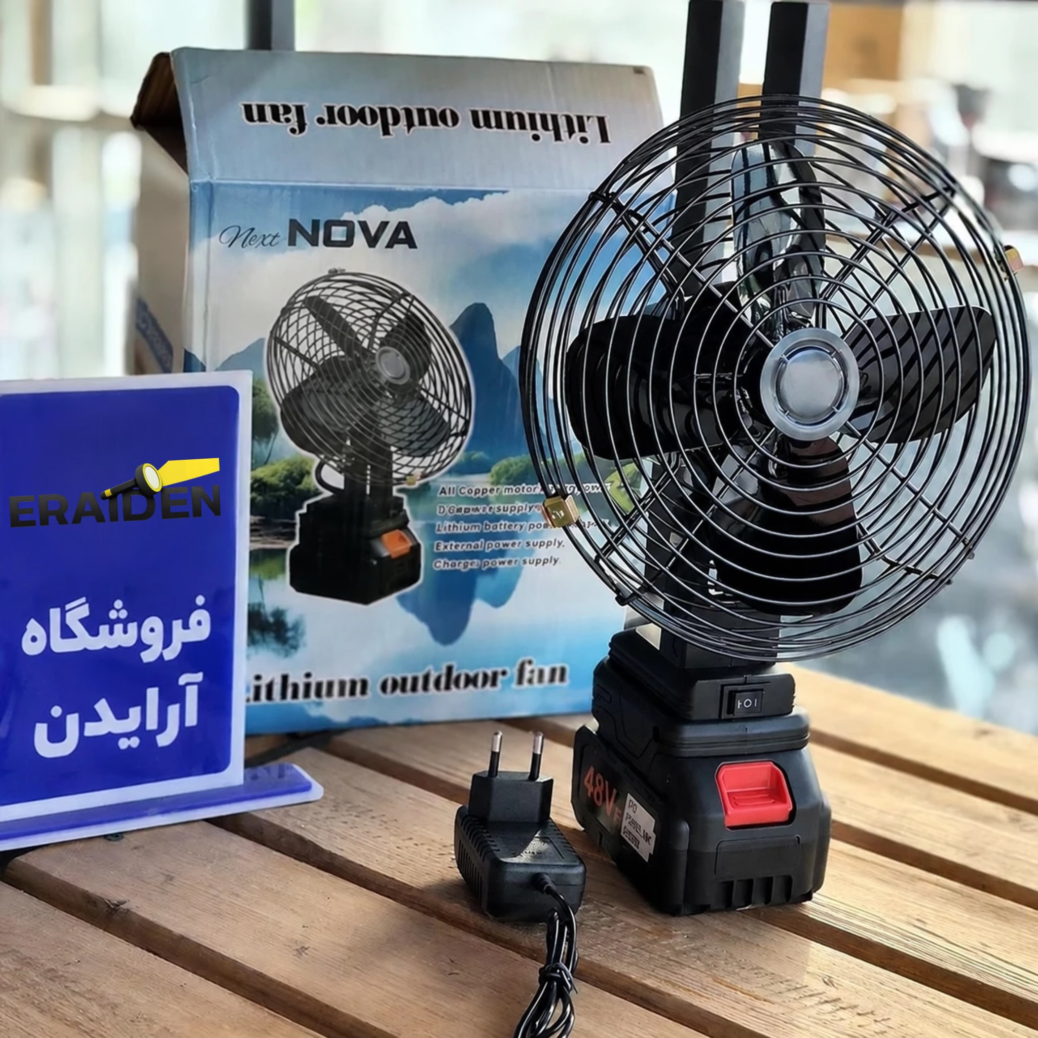 پنکه نوا مدل توربو (TURBO) باتری دریلی 48ولتضمانت اصالت
